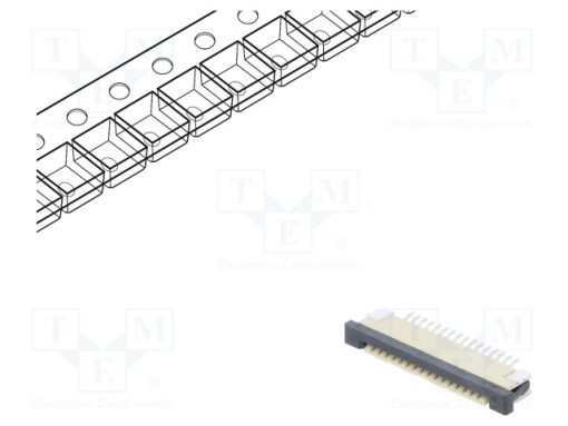 DS1020-07-16VBT1B-R_Σύνδεση: FFC/FPC; οριζόντια; PIN: 16; ZIF; SMT; επικασσιτερωμένη