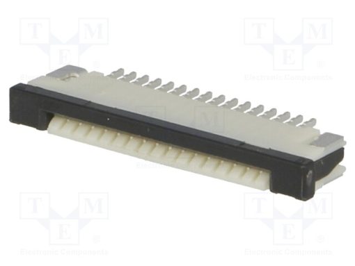 F1003WR-S-16PT_Σύνδεση: FFC/FPC; οριζόντια; PIN: 16; ανω επαφές