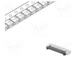 DS1020-12-18VBT1A-R_Σύνδεση: FFC/FPC; οριζόντια; PIN: 18; ZIF; SMT; 500mA; 30mΩ; -25÷85°C