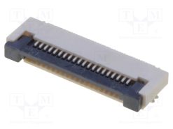 PCA-6G-20-HL-3_Σύνδεση: FFC/FPC; οριζόντια; PIN: 20; κάτω επαφές