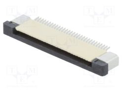 DS1020-09-30VBT1A-R_Σύνδεση: FFC/FPC; οριζόντια; PIN: 30; ZIF; SMT; 500mA; 30mΩ; -25÷85°C