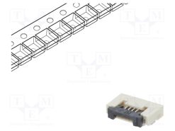 DS1020-12-4VBT1A-R_Σύνδεση: FFC/FPC; οριζόντια; PIN: 4; ZIF; SMT; 500mA; 30mΩ; -25÷85°C