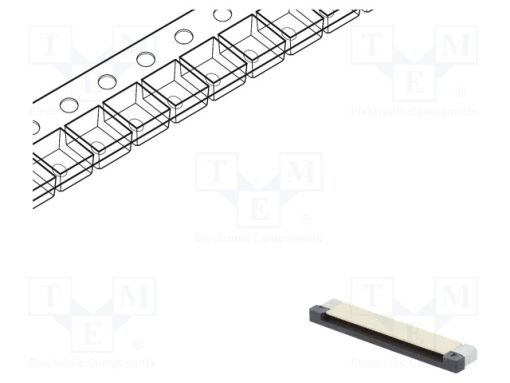 DS1020-09-40VBT1B-R_Σύνδεση: FFC/FPC; οριζόντια; PIN: 40; ZIF; SMT; 500mA; 30mΩ; -25÷85°C