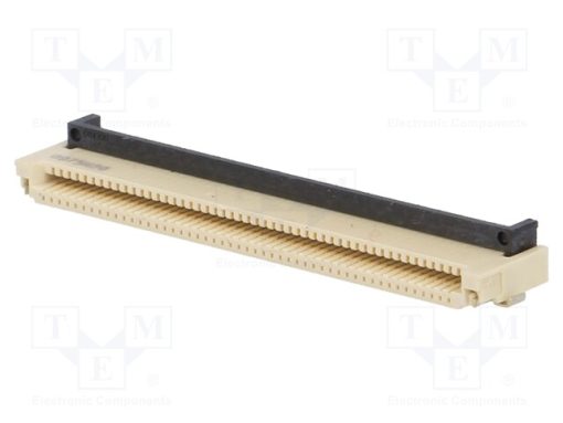 XF3M-5015-1B-R100_Σύνδεση: FFC/FPC; οριζόντια; PIN: 50; επαφές αμφίπλευρες