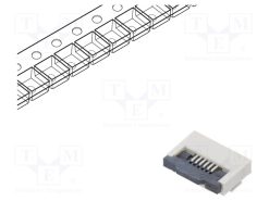 DS1020-11-6VBT1-R_Σύνδεση: FFC/FPC; οριζόντια; PIN: 6; ZIF; SMT; 500mA; 30mΩ; -40÷105°C