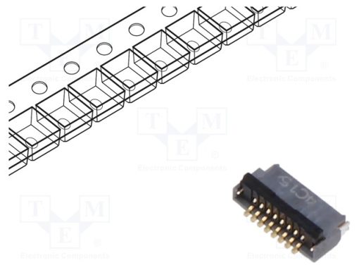 FH34D-6S-0.5SH(99)_Σύνδεση: FFC/FPC; οριζόντια; PIN: 6; κάτω επαφές