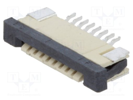 DS1020-07-8VBT1B-R_Σύνδεση: FFC/FPC; οριζόντια; PIN: 8; ZIF; SMT; επικασσιτερωμένη