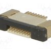 F0500WR-S-08PNLNG1GT0R_Σύνδεση: FFC/FPC; οριζόντια; PIN: 8; ανω επαφές