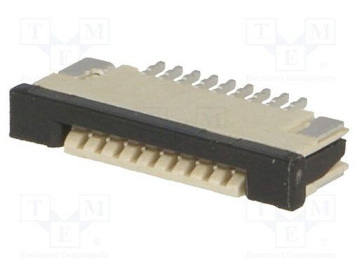 F1003WR-S-09PT_Σύνδεση: FFC/FPC; οριζόντια; PIN: 9; ανω επαφές