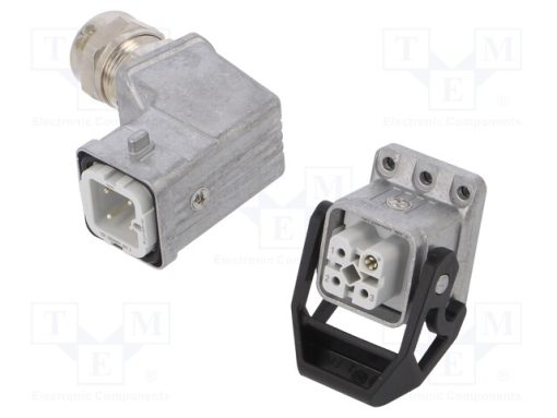 1424451_Σύνδεση: HDC; αρσενικό + θηλυκό; 230V; 10A; PIN: 4; Διάγραμμα: 3+PE