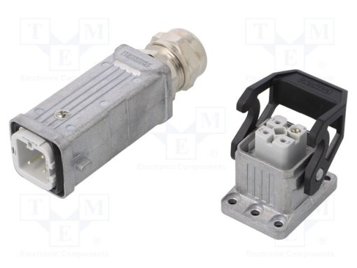 1424449_Σύνδεση: HDC; αρσενικό + θηλυκό; 230V; 10A; PIN: 4; Διάγραμμα: 3+PE