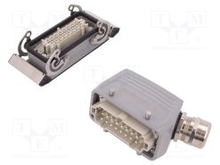 1027640000 HDC KIT HE-P 16.120_Σύνδεση: HDC; αρσενικό + θηλυκό; πρίζα και φις