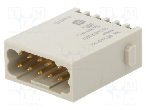 09140122634_Σύνδεση: HDC; μονάδα; αρσενικά; Han-Modular®; PIN: 12; 10A; 250V