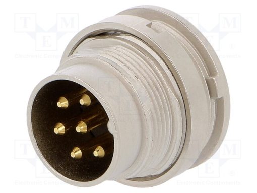 SGV 60_Σύνδεση: M16; πρίζα; αρσενικά; κόλληση; PIN: 6; 5A; 250V; IP40