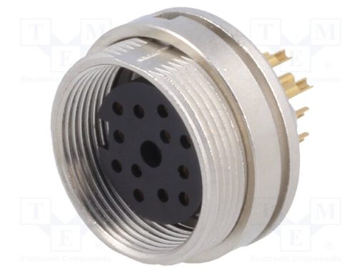 KGV 120_Σύνδεση: M16; πρίζα; θηλυκά; κόλληση; PIN: 12; 3A; 60V; IP40; 0