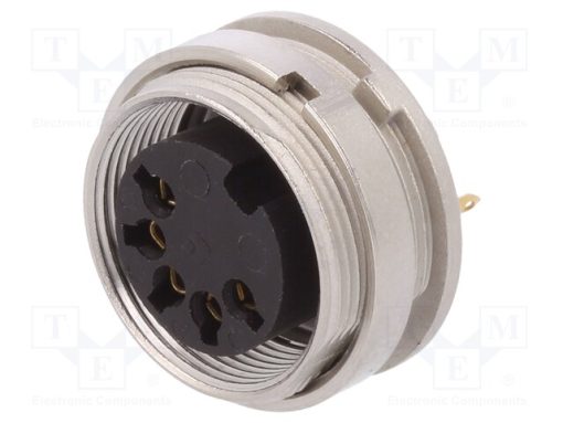 KGV 50_Σύνδεση: M16; πρίζα; θηλυκά; κόλληση; PIN: 5; 5A; 60V; IP40; 0