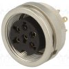 KFV 60_Σύνδεση: M16; πρίζα; θηλυκά; κόλληση; PIN: 6; 5A; 250V; IP40; 0