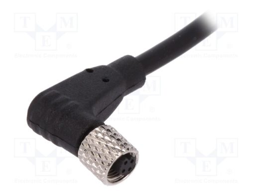 PXPTPU05RAF04ACL010PUR_Σύνδεση: M5; φύσα; θηλυκά; αγωγοί; PIN: 4; 1A; γωνιακοί; IP67; 60V