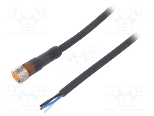 44438 RKMV 4-225/15 M_Σύνδεση: M8; 15m; θηλυκά; PIN: 4; ευθύς; φύσα; PUR