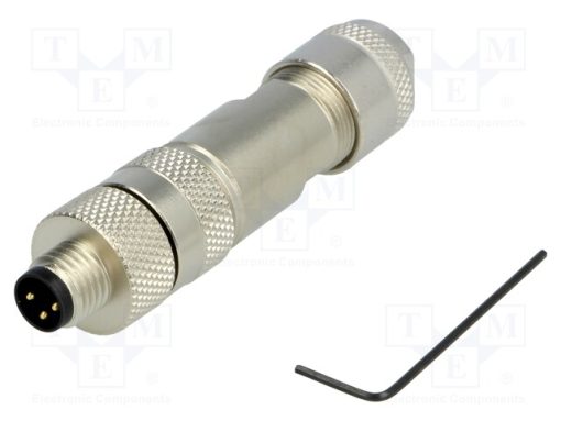 7000-08641-0000000_Σύνδεση: M8; αρσενικά; PIN: 3; ευθύς; θωρακισμένα; για αγωγό; φύσα