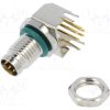 M8AS-05PMMR-SF8001_Σύνδεση: M8; αρσενικά; PIN: 5; γωνιακός 90°; για PCB; πρίζα; 1