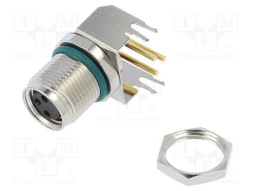 M8AS-03PFFR-SF8001_Σύνδεση: M8; θηλυκά; PIN: 3; γωνιακός 90°; για PCB; πρίζα; 4A; IP68