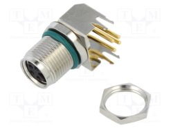 M8AS-04PFFR-SF8001_Σύνδεση: M8; θηλυκά; PIN: 4; γωνιακός 90°; για PCB; πρίζα; 4A; IP68