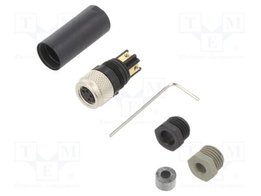 7000-08631-0000000_Σύνδεση: M8; θηλυκά; PIN: 4; ευθύς; για αγωγό; φύσα; 4A; IP67; 30V