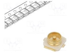 CONMHF1-SMD-G-T_Σύνδεση: U.FL (IPX/AMC); πρίζα; 50Ω; SMT; αρσενικά; 6GHz; -40÷90°C