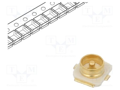 CONMHF1-SMD-G-T_Σύνδεση: U.FL (IPX/AMC); πρίζα; 50Ω; SMT; αρσενικά; 6GHz; -40÷90°C