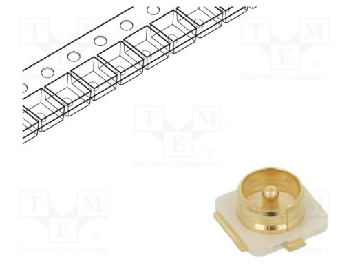 CONUFL001-SMD-T_Σύνδεση: U.FL (IPX/AMC); πρίζα; 50Ω; SMT; αρσενικά; 6GHz; -40÷90°C