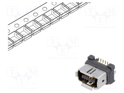 IX80G-A-10P_Σύνδεση: ix Industrial; πρίζα; IX; αρσενικά; PIN: 10; A; Επίχρυση