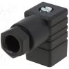 933023100 GDSN 307 SCHWARZ/BLACK_Σύνδεση: βαλβίδας; φύσα; μορφή C; 8mm; θηλυκά; PIN: 4; γωνιακός 90°