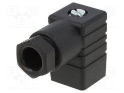 933023100 GDSN 307 SCHWARZ/BLACK_Σύνδεση: βαλβίδας; φύσα; μορφή C; 8mm; θηλυκά; PIN: 4; γωνιακός 90°