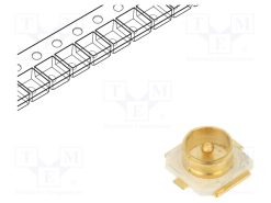 321A-33125_Σύνδεση: ομοαξονικά; πρίζα; 50Ω; SMT; αρσενικά