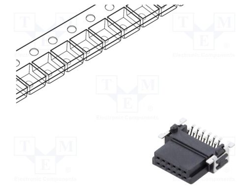 ESMC-F-12-SGR-SMT-T/R_Σύνδεση: πλακέτα-πλακέτα; θηλυκά; PIN: 12; 1