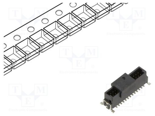 M55-7002642R_Σύνδεση: πλακέτα-πλακέτα; θηλυκά; PIN: 12; 1