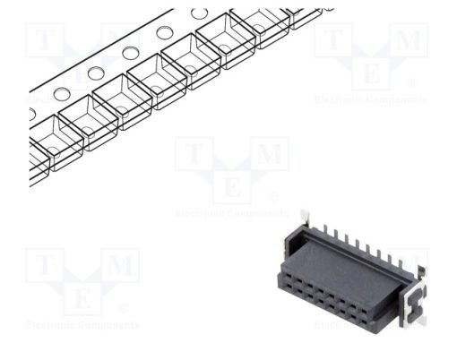 ESMC-F-16-SGS-SMT-A-PP-T/R_Σύνδεση: πλακέτα-πλακέτα; θηλυκά; PIN: 16; 1