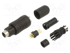 99 4925 00 07_Σύνδεση: στρογγυλό; 430; 125V; PIN: 7; φύσα; αρσενικά; κόλληση; 1A