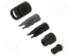 99 0976 100 03_Σύνδεση: στρογγυλό; 710; 125V; PIN: 3; φύσα; θηλυκά; κόλληση; 4A; IP40