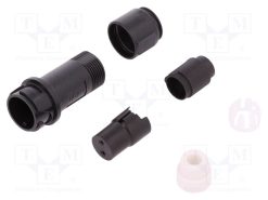 PXP4011/02S/6065_Σύνδεση: στρογγυλό; φύσα; θηλυκά; PIN: 2; χωρίς επαφές; για αγωγό