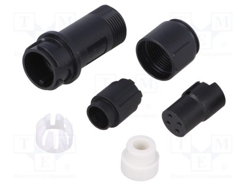 PXP4011/04S/6065_Σύνδεση: στρογγυλό; φύσα; θηλυκά; PIN: 4; χωρίς επαφές; για αγωγό