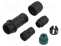 PXP4011/04S/4045_Σύνδεση: στρογγυλό; φύσα; θηλυκά; PIN: 4; χωρίς επαφές; για αγωγό