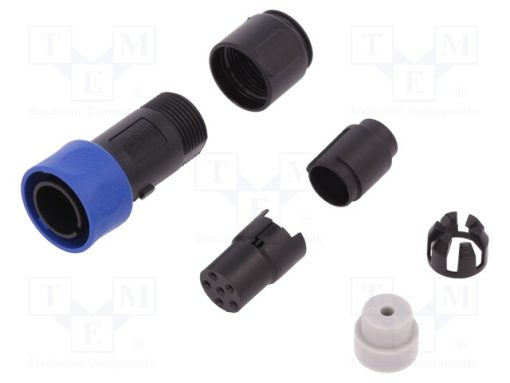 PXP4010/06S/3035_Σύνδεση: στρογγυλό; φύσα; θηλυκά; PIN: 6; χωρίς επαφές; για αγωγό