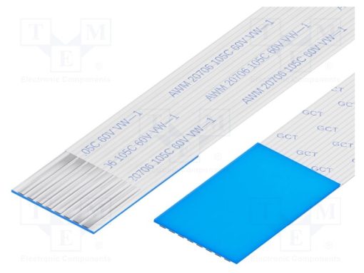 10-08-D-0050-C-4-08-4-T_Ταινία FFC; Αγωγοί: 8; Β.ταινίας: 1mm; L: 50mm; 60V; 1A