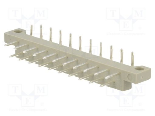 101E10099X_Φύσα; DIN 41617; αρσενικά; PIN: 21; THT; γωνιακός 90°; 4A; 250V