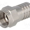 99901410 F-56-ALM 4.9/8.4_Φύσα; F; αρσενικά; ευθύς; 75Ω; RG6; σύσφιξη (εξάγωνο); για αγωγό