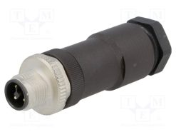 22262010_Φύσα; M12; PIN: 4; αρσενικά; κωδικός Τ-Power; για αγωγό; IP67; ευθύς