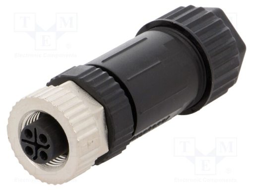 M12S-04BFFB-SL7002_Φύσα; M12; PIN: 4; θηλυκά; κωδικός S-Power; για αγωγό; IP67; ευθύς