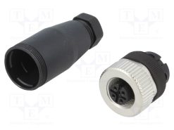 9457240000 SAIB-4/7_Φύσα; M12; PIN: 4; θηλυκά; κωδικός Α-DeviceNet / CANopen; ευθύς